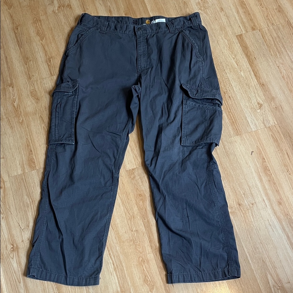 Carhartt Men's Dark Gray Cargo Pants 40x30